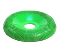  Disc slefuire 4”X 7/8 (101,6mm X 22,23 mm)  fata rotunda tor - aspru, image 1 