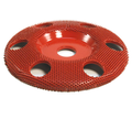  Disc slefuire 4”X 5/8 (101,6 mm X 15,87mm) fata plata cu gauri - mediu, image 1 