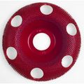  Disc carbura 100mm Holey Galahad Rotund Mediu Rosu, image 1 