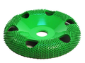  Disc slefuire 4”X 5/8 (101,6 mm X 15,87mm) fata rotunda tor cu gauri - aspru, image 1 