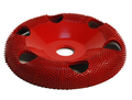  Disc slefuire 4”X 5/8 (101,6 mm X 15,87mm) fata rotunda tor cu gauri - mediu, image 1 