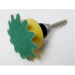  Discuri verzi crestate + suport mandrina cu arici de 2&quot; (50,8mm) pentru diferite granulatii, image 2 