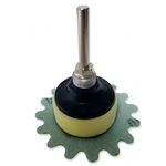  Discuri verzi crestate + suport mandrina cu arici de 2&quot; (50,8mm) pentru diferite granulatii, image 3 