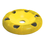  Disc slefuire 4”X 5/8 (101,6 mm X 15,87mm) fata rotunda tor cu gauri - fin, image 1 