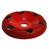  Disc slefuire 4”X 5/8 (101,6 mm X 15,87mm) fata rotunda tor cu gauri - mediu, image 1 