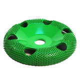  Disc slefuire 4”X 7/8 (101,6mm X 22,23 mm) fata rotunda tor cu gauri - aspru, image 1 