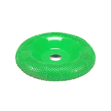  Disc slefuire 4”X 5/8 (101,6 mm X 15,87mm) fata rotunda tor - aspru, image 1 