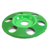  Disc sculptura 5” (127mm) cu gauri - unghi 7/8” (22,23mm) - granulatie aspra, image 1 