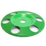  Disc sculptura 7”( 177,8 mm ) cu gauri - unghi 7/8” (22,23 mm) -Granulatie Aspra, image 1 