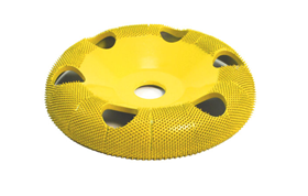  Disc slefuire 4”X 5/8 (101,6 mm X 15,87mm) fata rotunda tor cu gauri - fin, image 1 