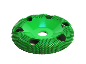  Disc slefuire 4”X 5/8 (101,6 mm X 15,87mm) fata rotunda tor cu gauri - aspru, image 1 