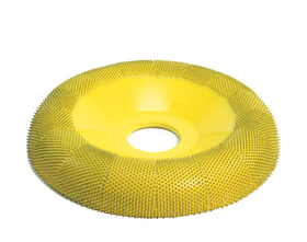  Disc slefuire 4”X 7/8 (101,6mm X 22,23 mm)  fata rotunda tor - granulatie fina, image 1 