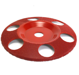  Disc sculptura 7”( 177,8 mm ) cu gauri - unghi 7/8” (22,23 mm) -Granulatie medie, image 1 