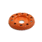  Disc sculptura 2” (50,8mm) fata rotunda cu gauri – foarte aspru, image 1 